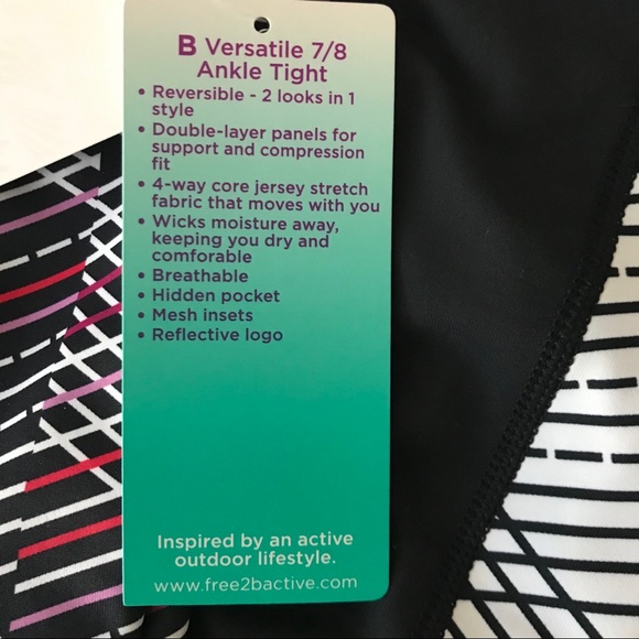 ❌NFS❌New Reversible Leggings Free Country Sz S - Picture 9 of 11